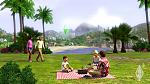 Die Sims beim Picknick.